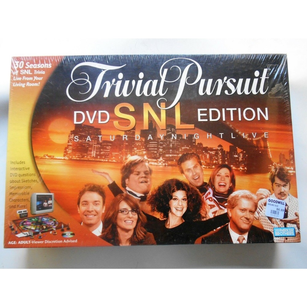 NEW, TRIVIAL PURSUIT DVD SNL Saturday Night Live Edition Board Game ~ SEALED